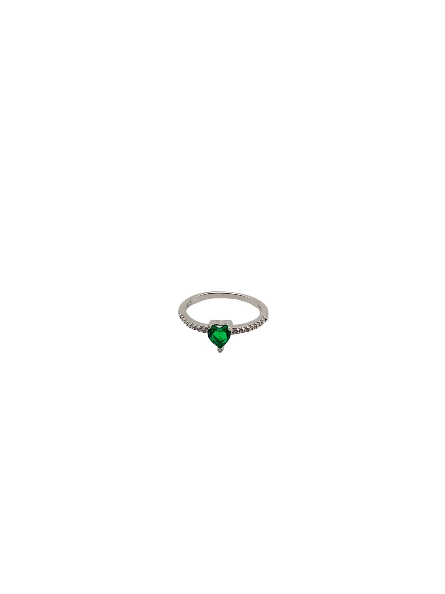 Inel Argint 925 cu piatra verde Smarald