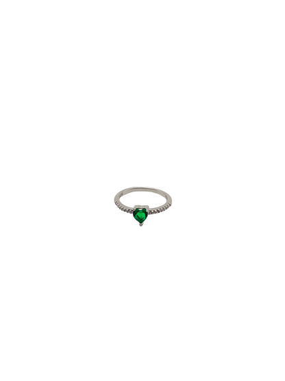 Inel Argint 925 cu piatra verde Smarald