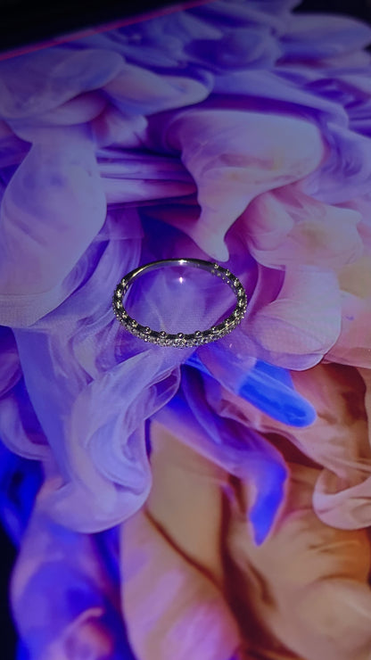 Inel damă din argint 925 cu pietricele