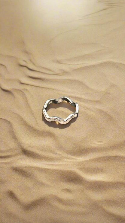 Inel argint 925 tennis spiralat