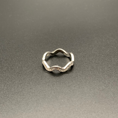 Inel argint 925 tennis spiralat