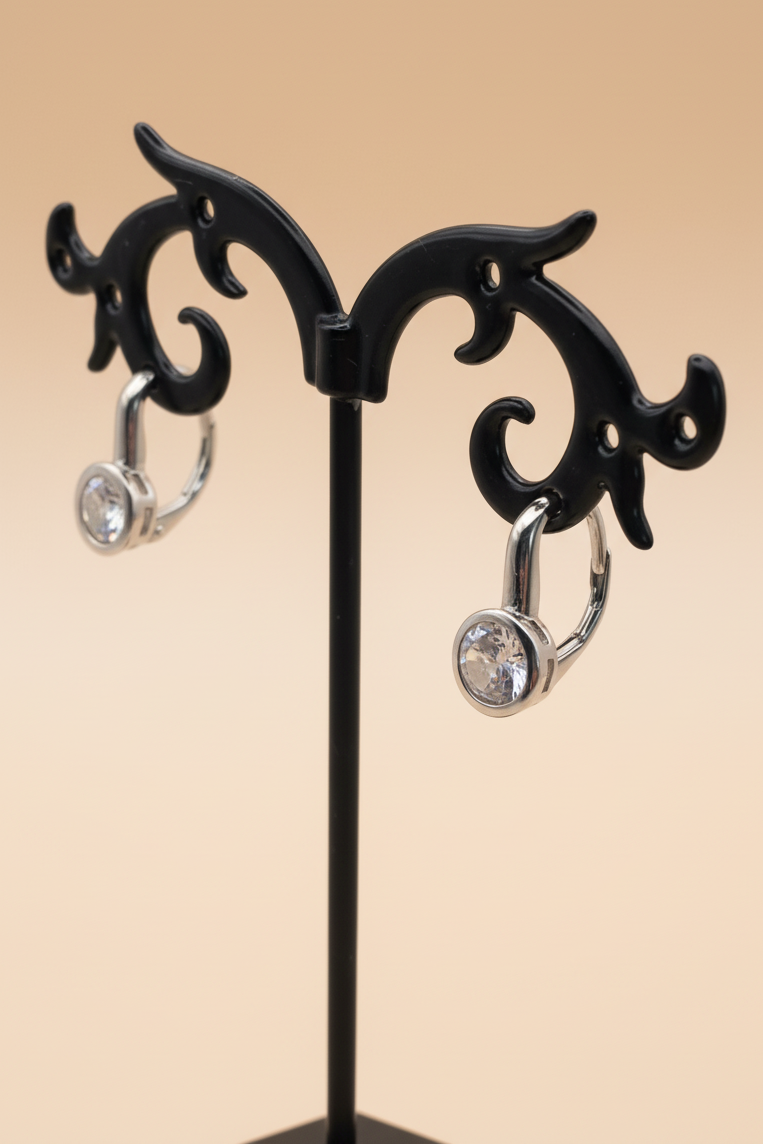 Cercei cu Piatra Alba