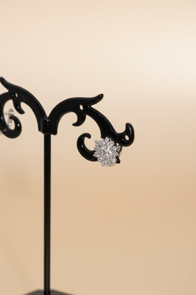 Cercei Floare cu Pietricele