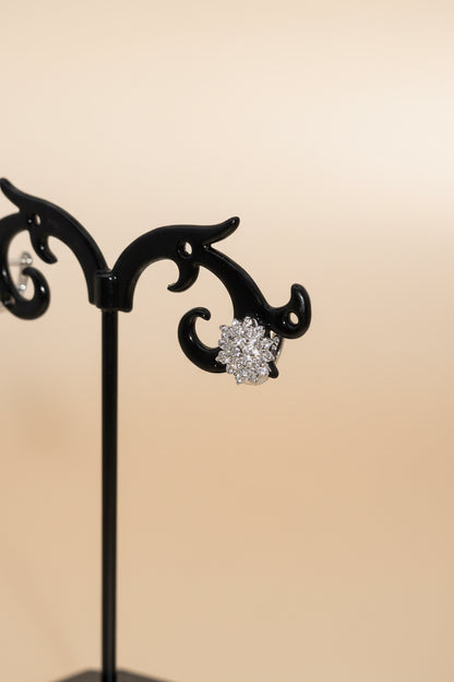 Cercei Floare cu Pietricele