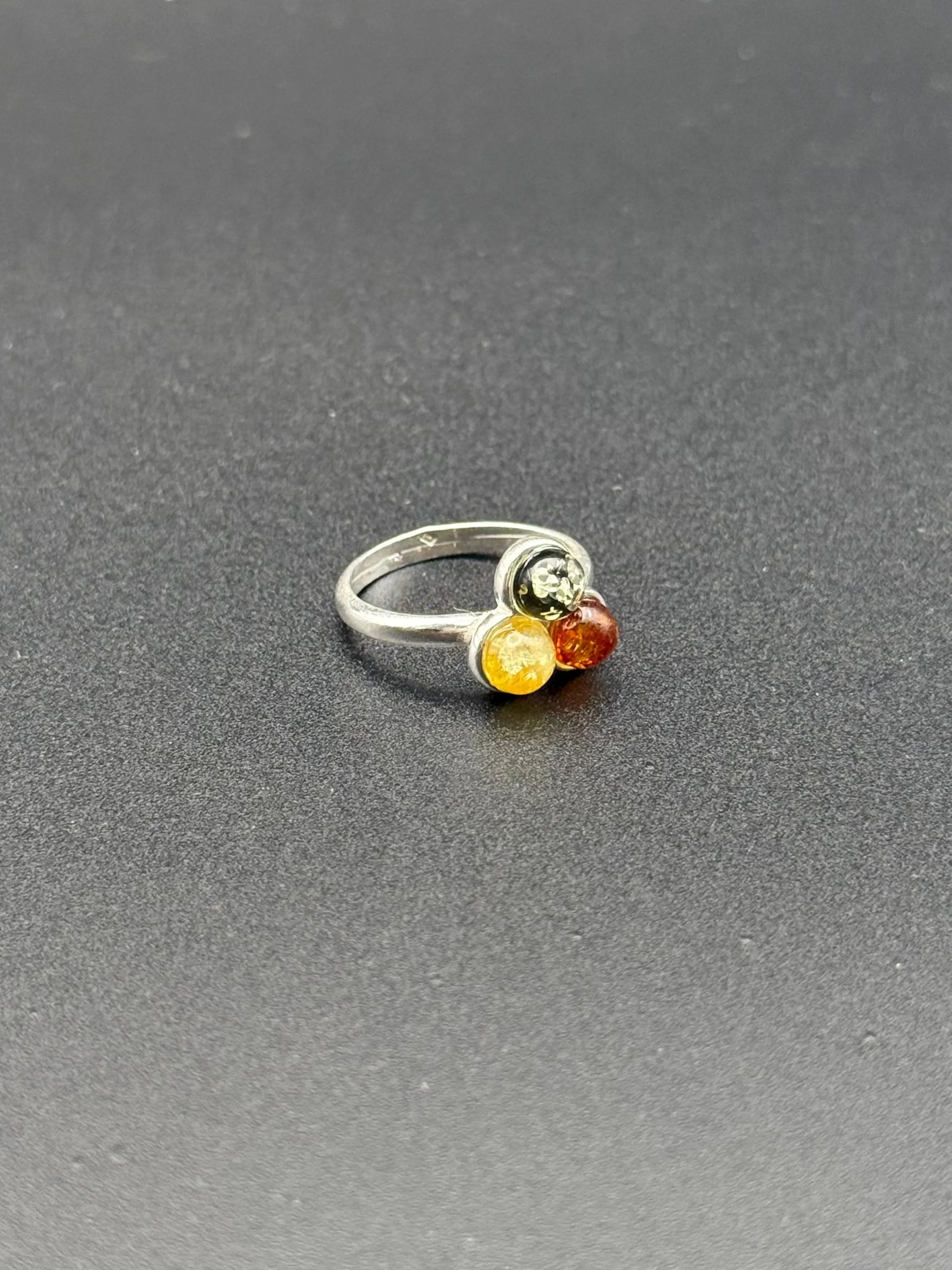 Inel Chihlimbar 3 culori